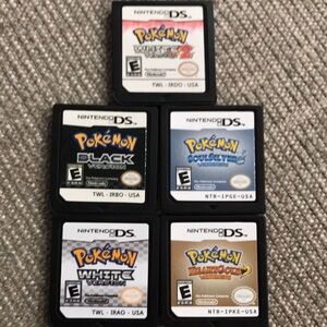 Pokémon ds bundle 5 games
